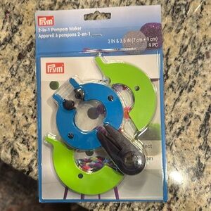 NWT Prym 2 in 1 Pom Pom Maker for Crafts